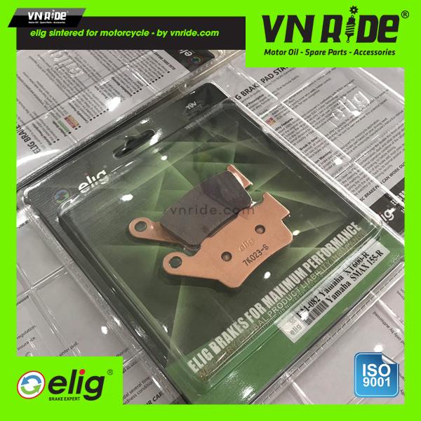 Má phanh (bố thắng) sau xe moto Elig Brake Pads (Sintered EM082-SA9)